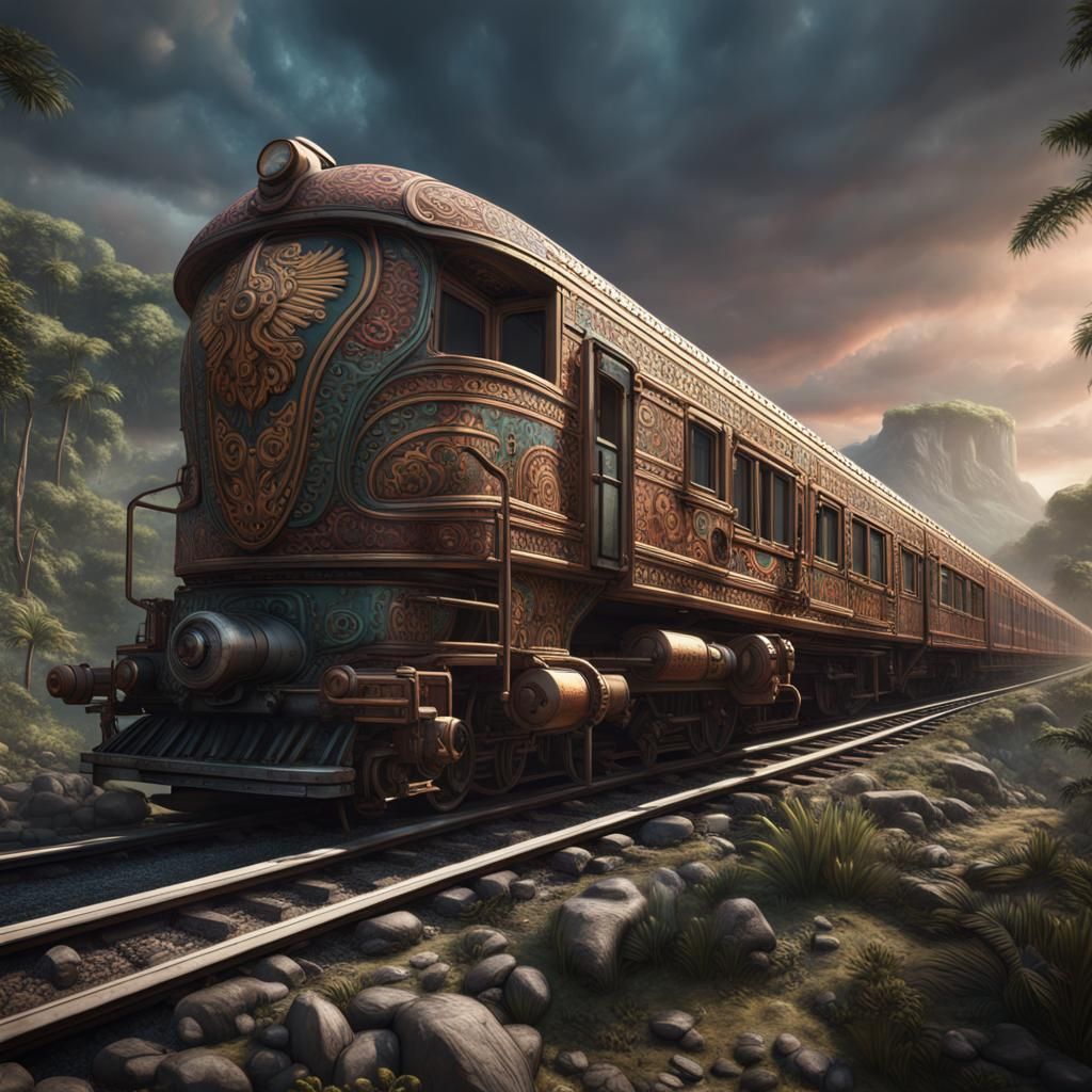 Modern Mayan Train