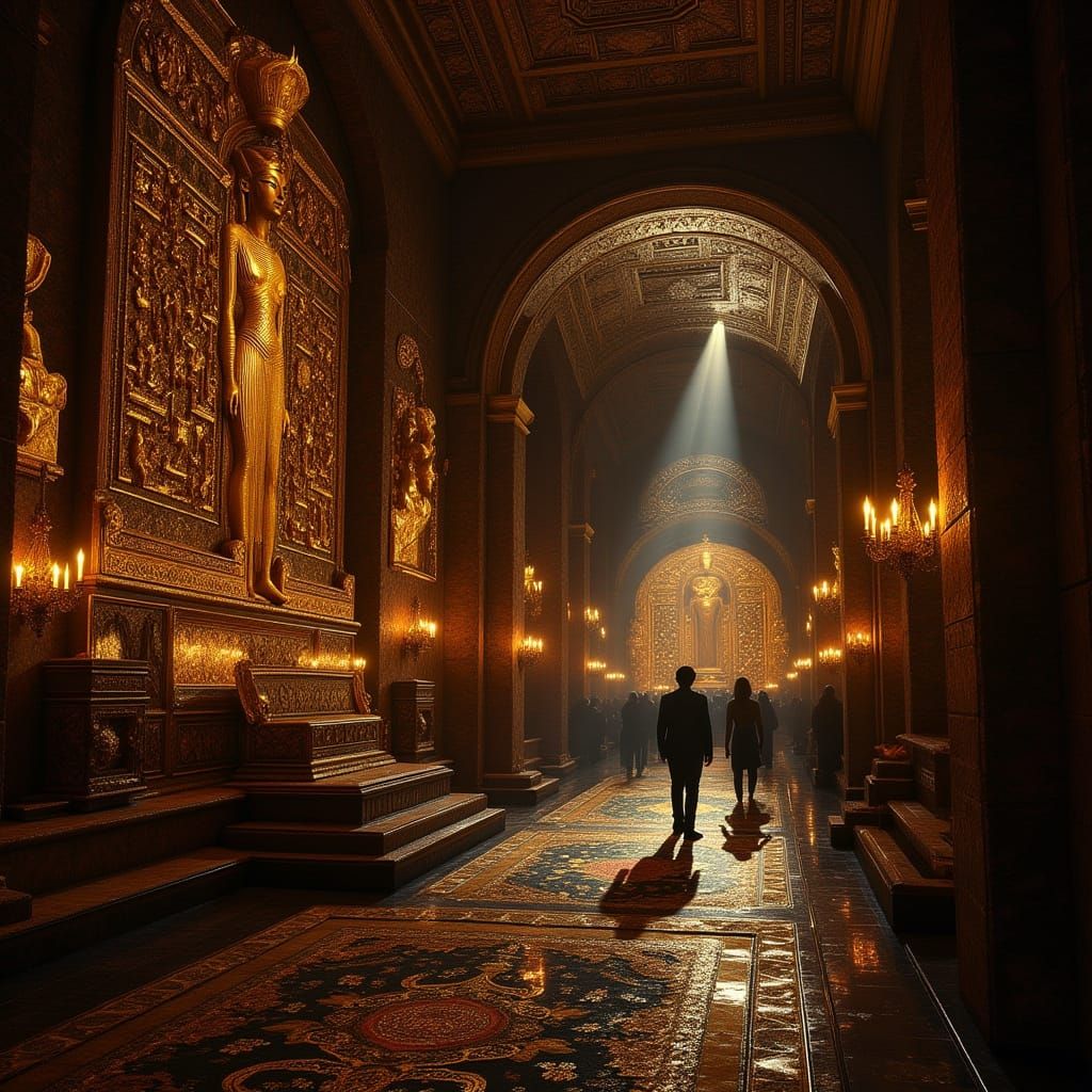 King Tut's Tomb Revealed by Flashlight: Ancient Grandeur and...