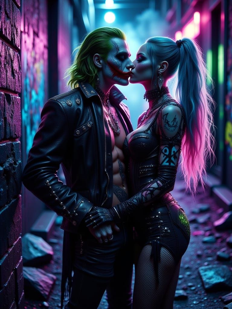 The Joker and Harley Quinn: Punk Rock Passion