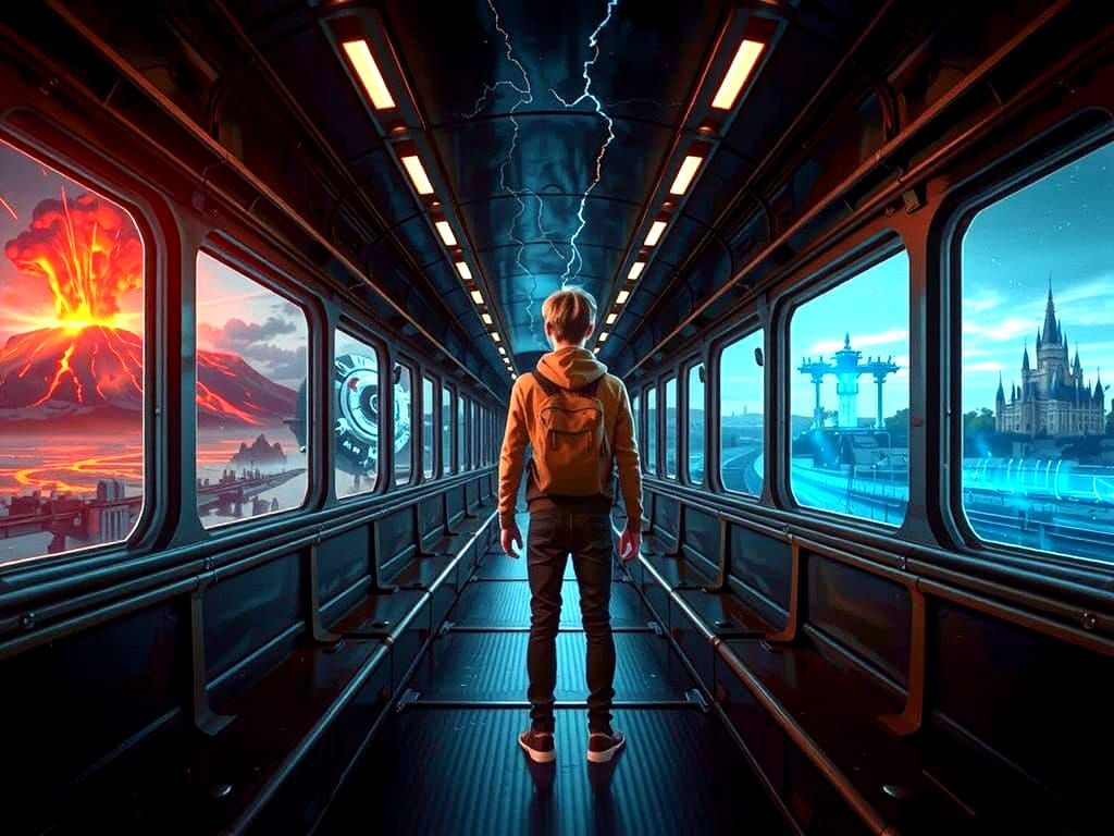 Time travelling train