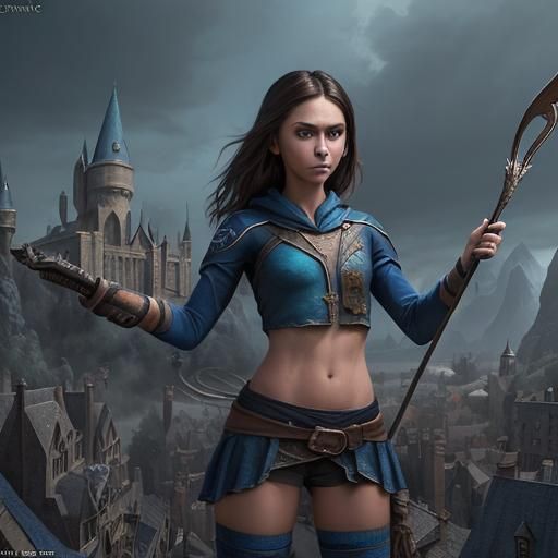 Nina Dobrev Ravenclaw Quidditch Beater: Detailed Matte Paint...