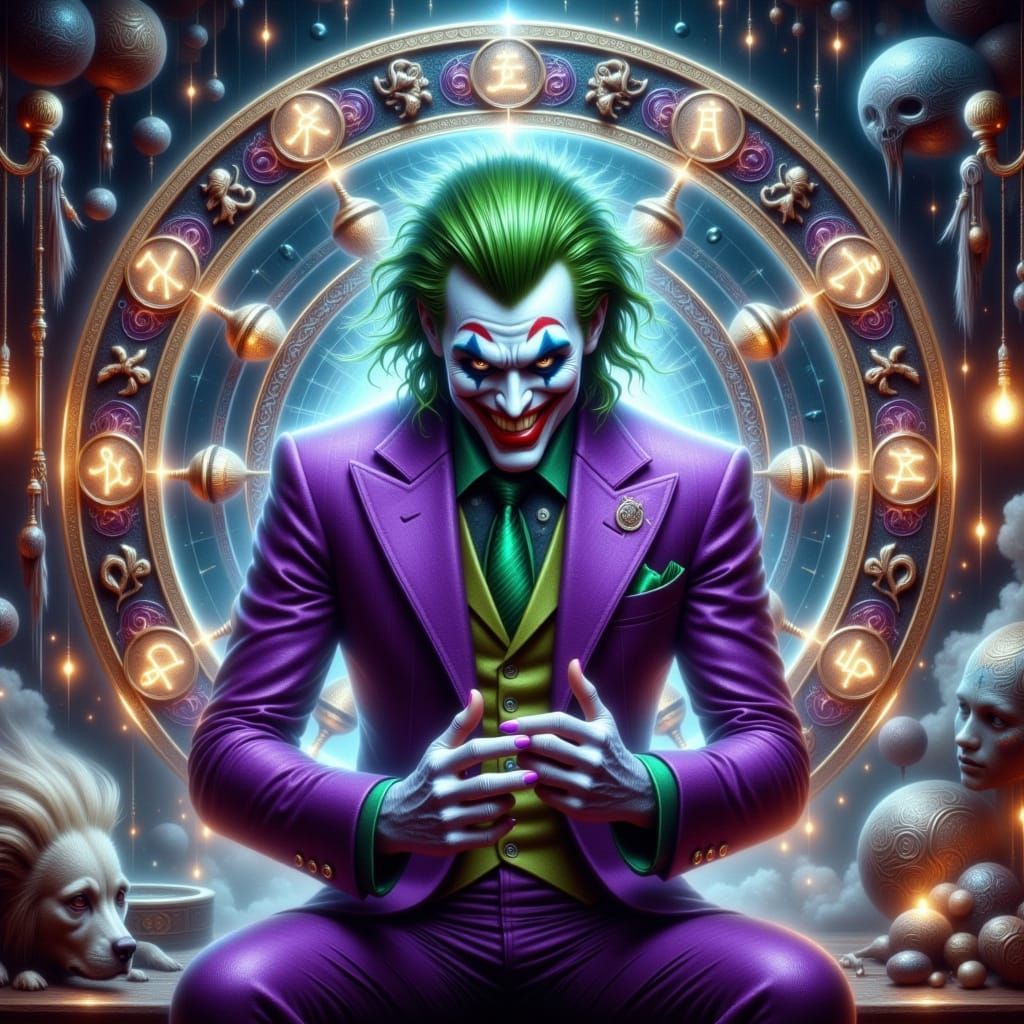 The Joker in a Dark Zodiac Realm