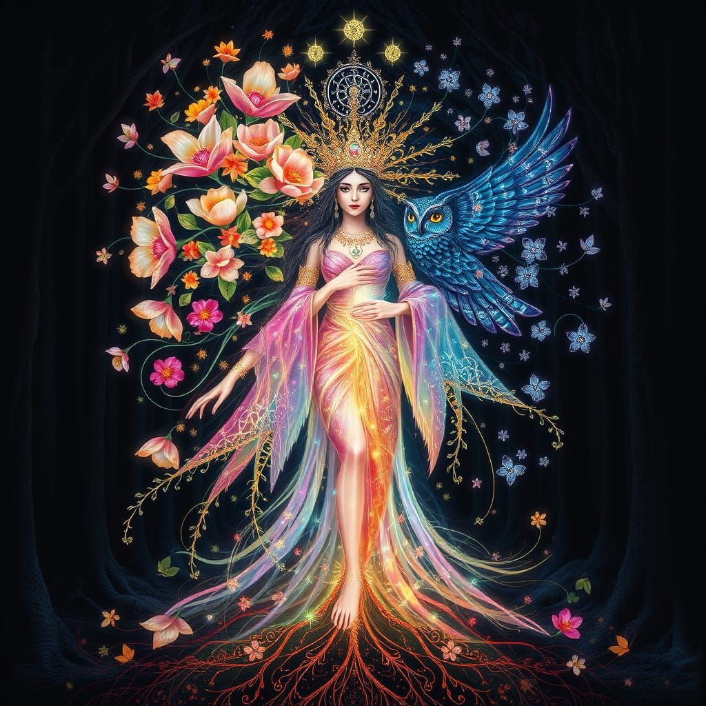 Seasonal Goddess of Blossoming Wonder