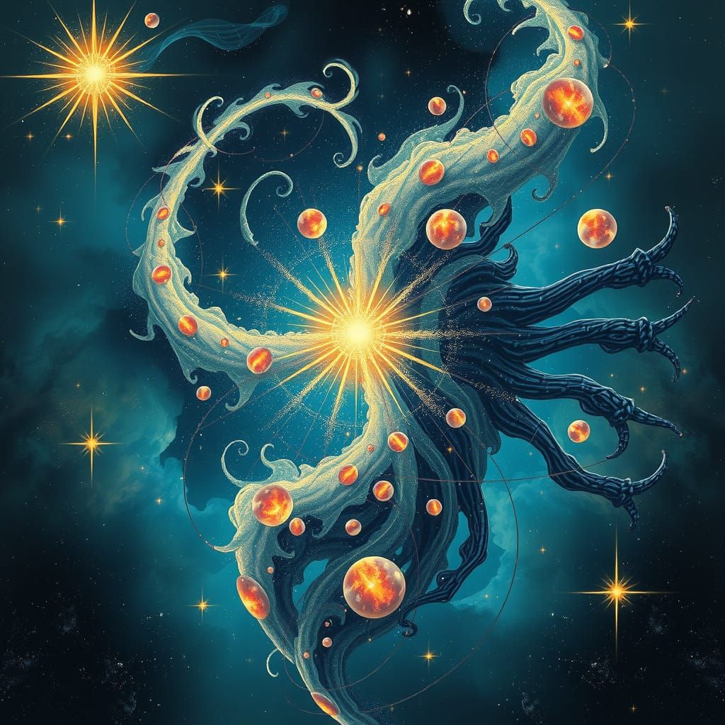 Eternal Cosmic Entity Transcending Dimensions