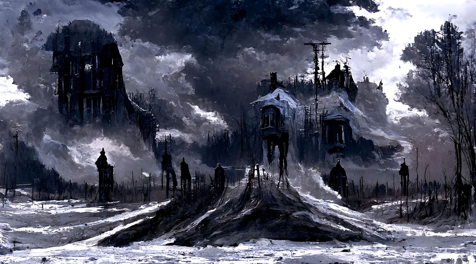 Ominous Victorian House Inspired by Horror