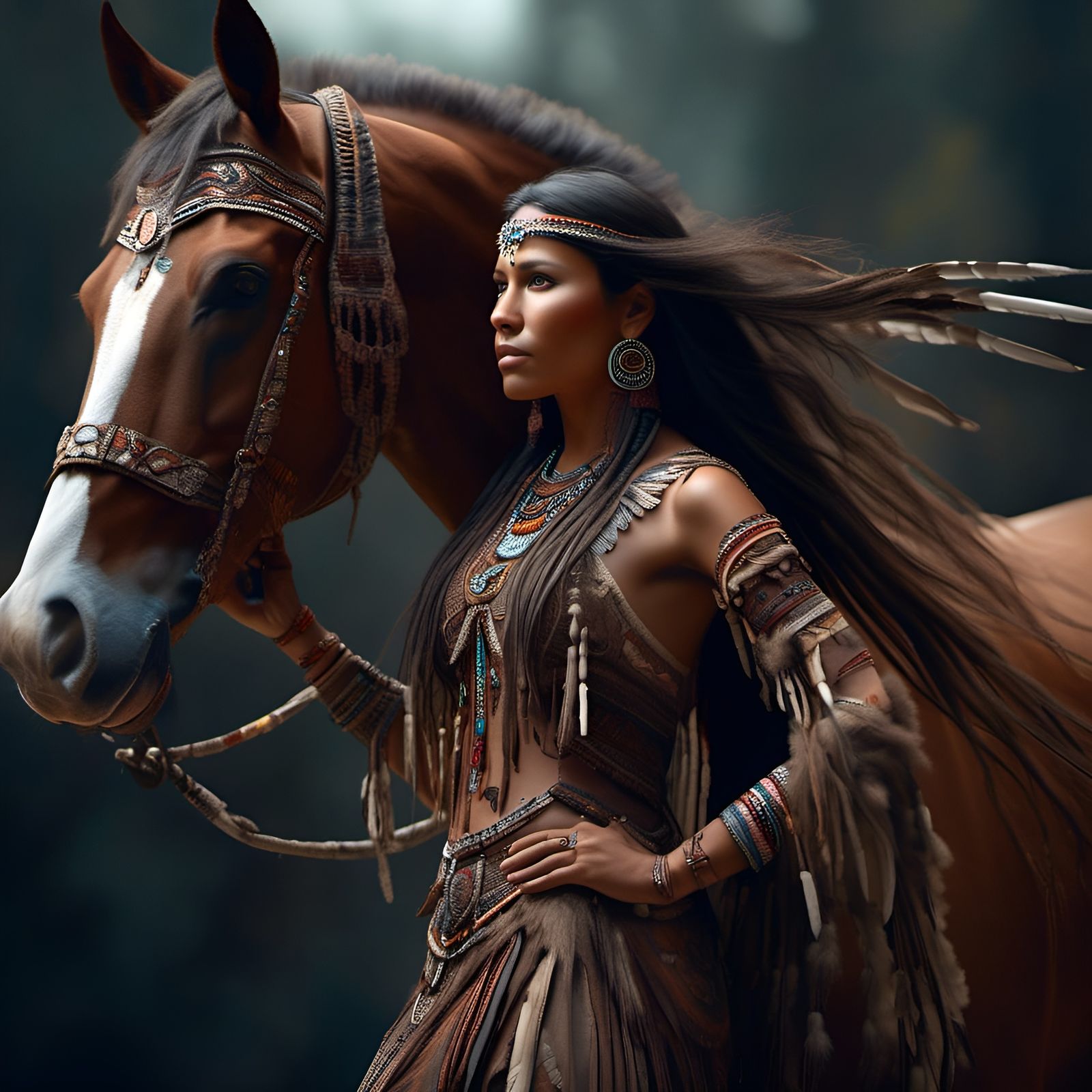 beautiful native American