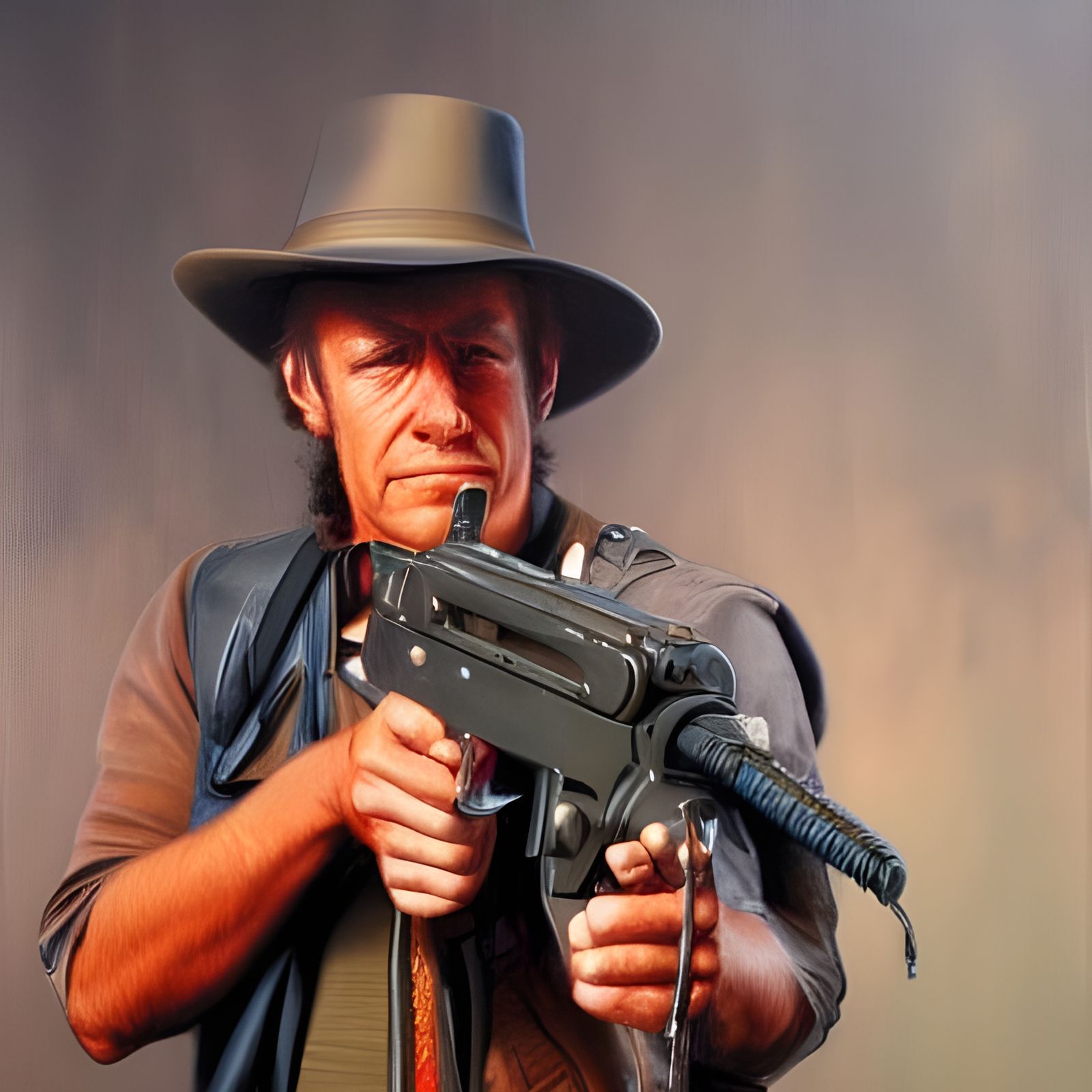 Detailed Oil Painting in the Style of James Gurney