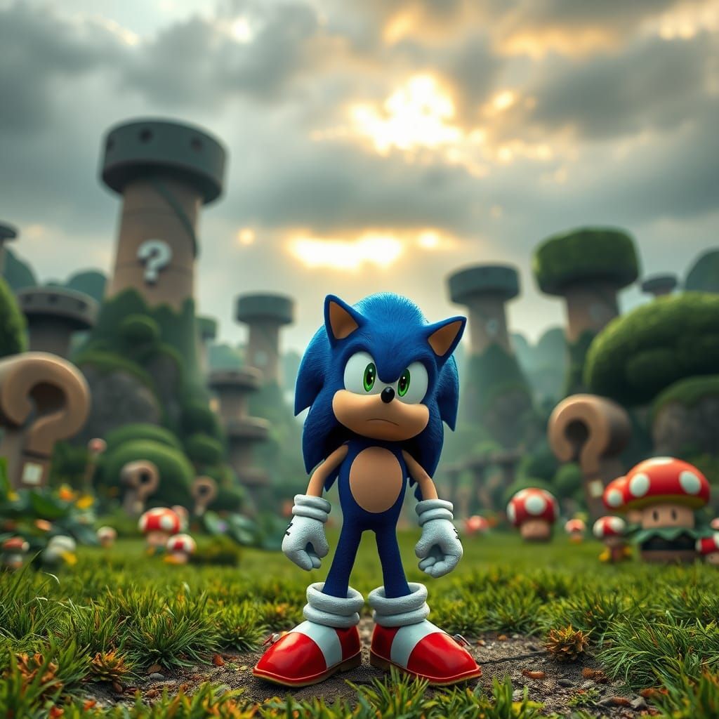 Sonic the Hedgehog in the Mushroom Kingdom