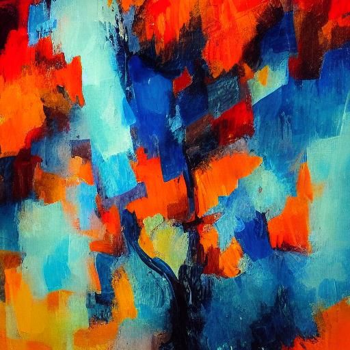 Expressionist Portrait: Hands in Swirling Labyrinths