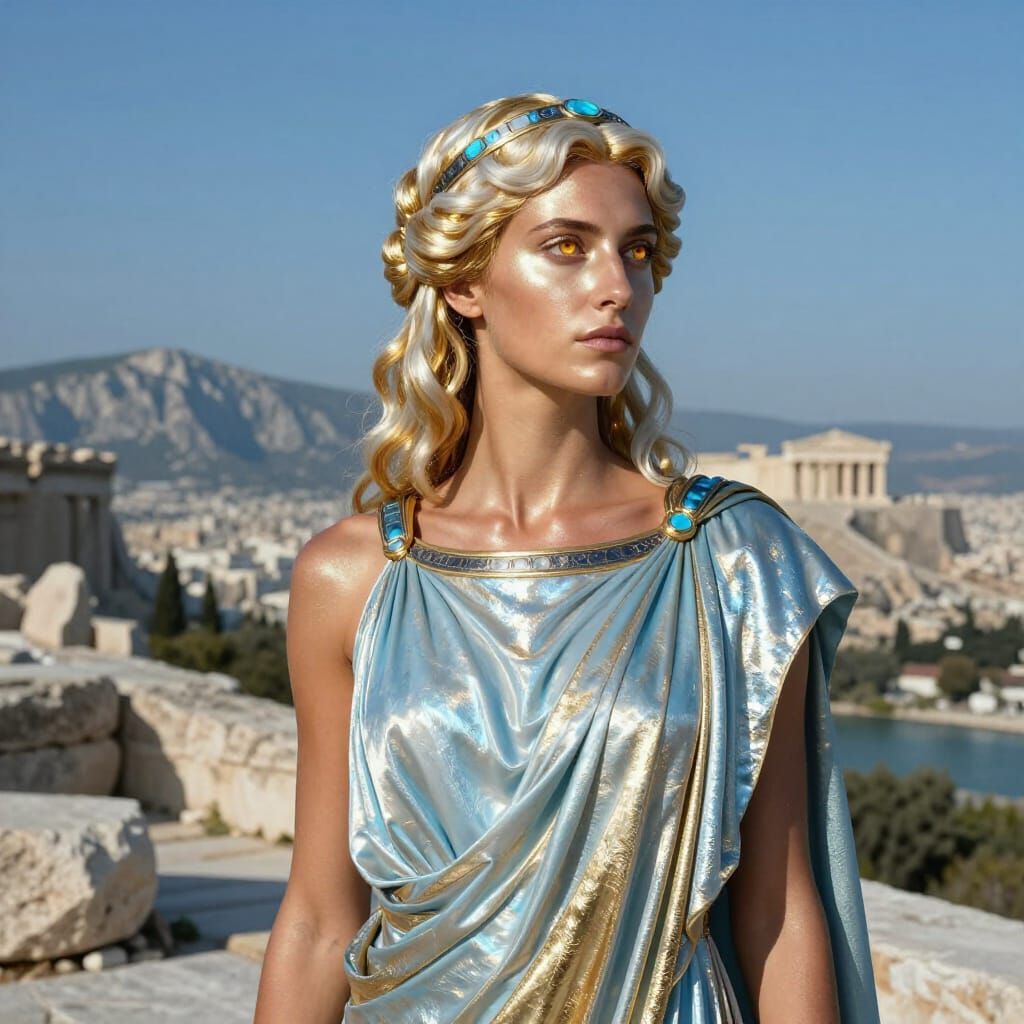Photorealistic Portrait of Ancient Greek Woman