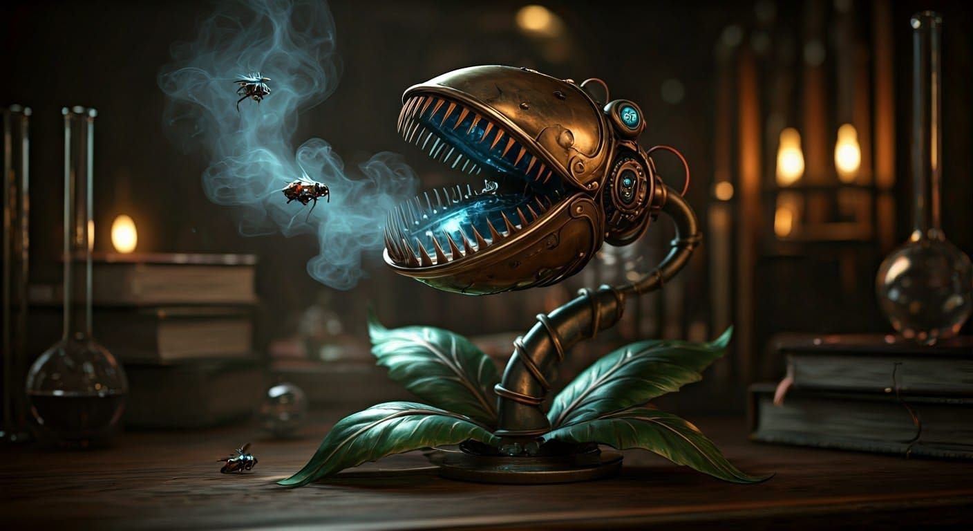 Mechanical Venus flytrap.