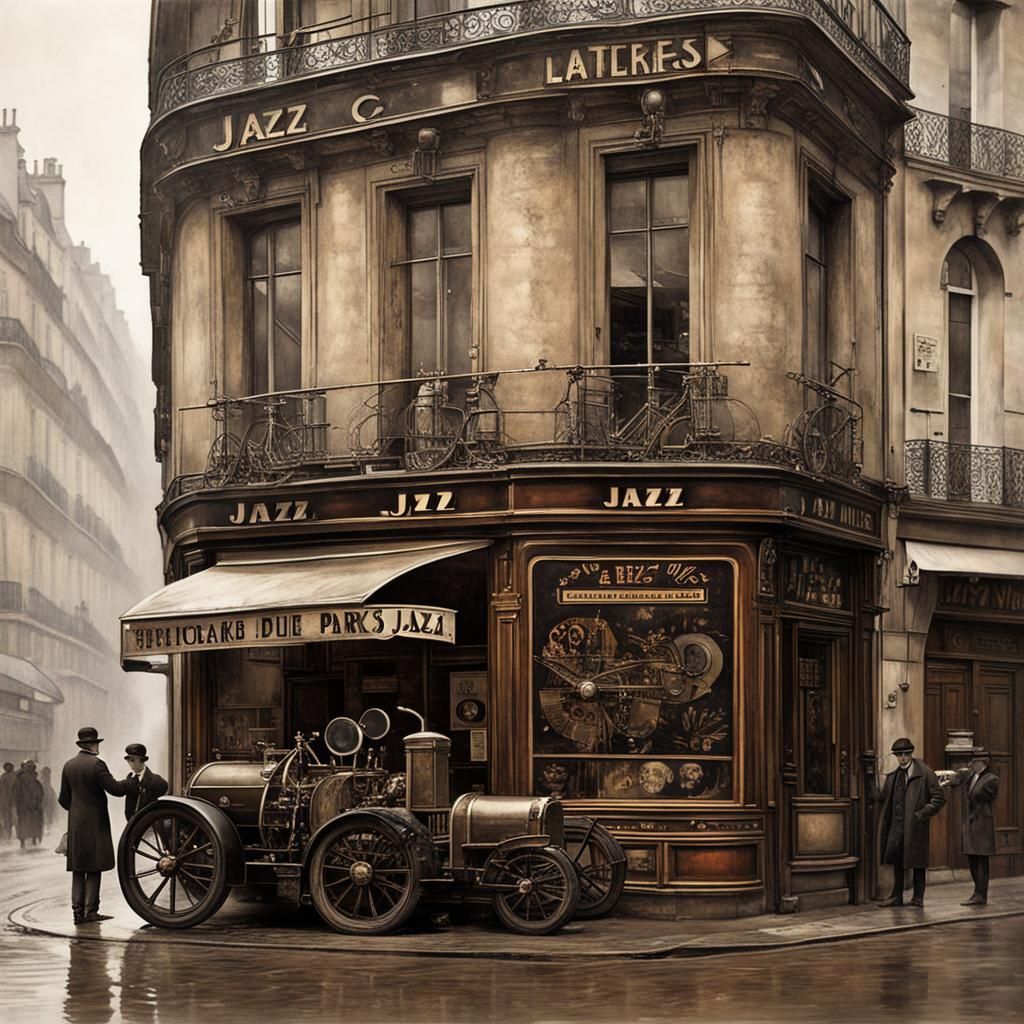 Steampunk Jazz Club in 1929 Paris