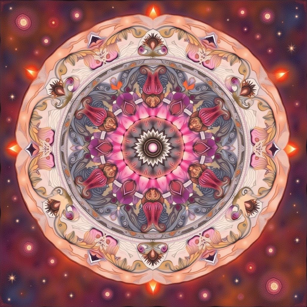 Abstract Liquid Ink and Impasto Art