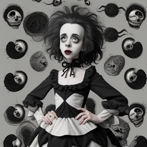 Image in the Style of Tim Burton