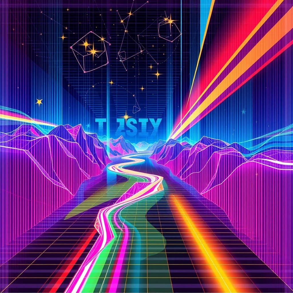 Cosmic Prism Hues in Quantum Infinity