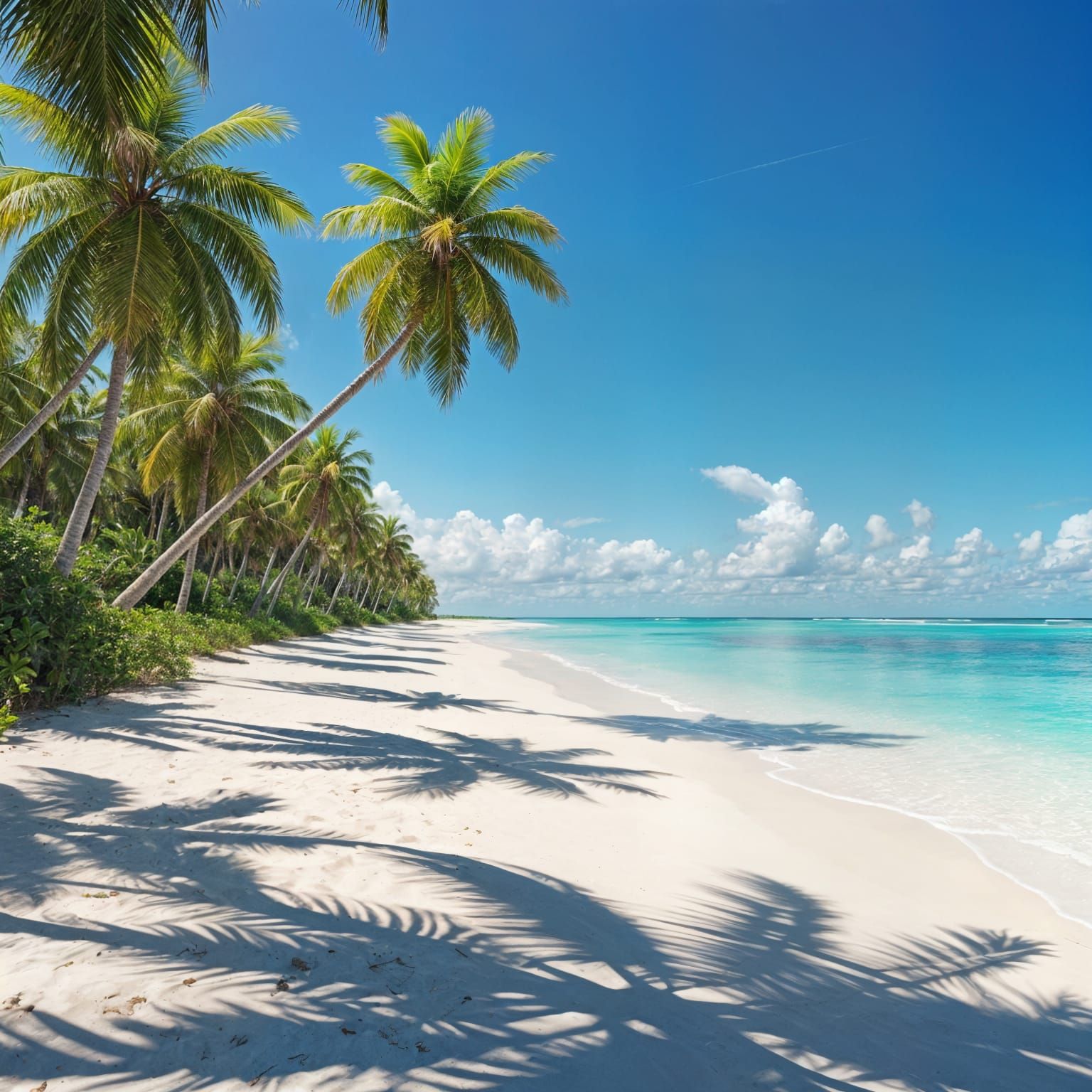 Idyllic Tropical Coastal Scene in 4K Resolution