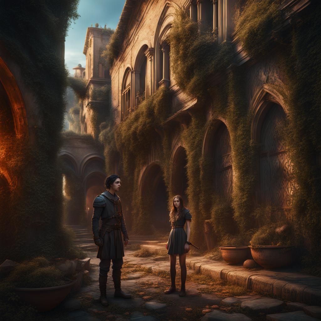 Captive Teen: Detailed Matte Painting in Unreal Engine