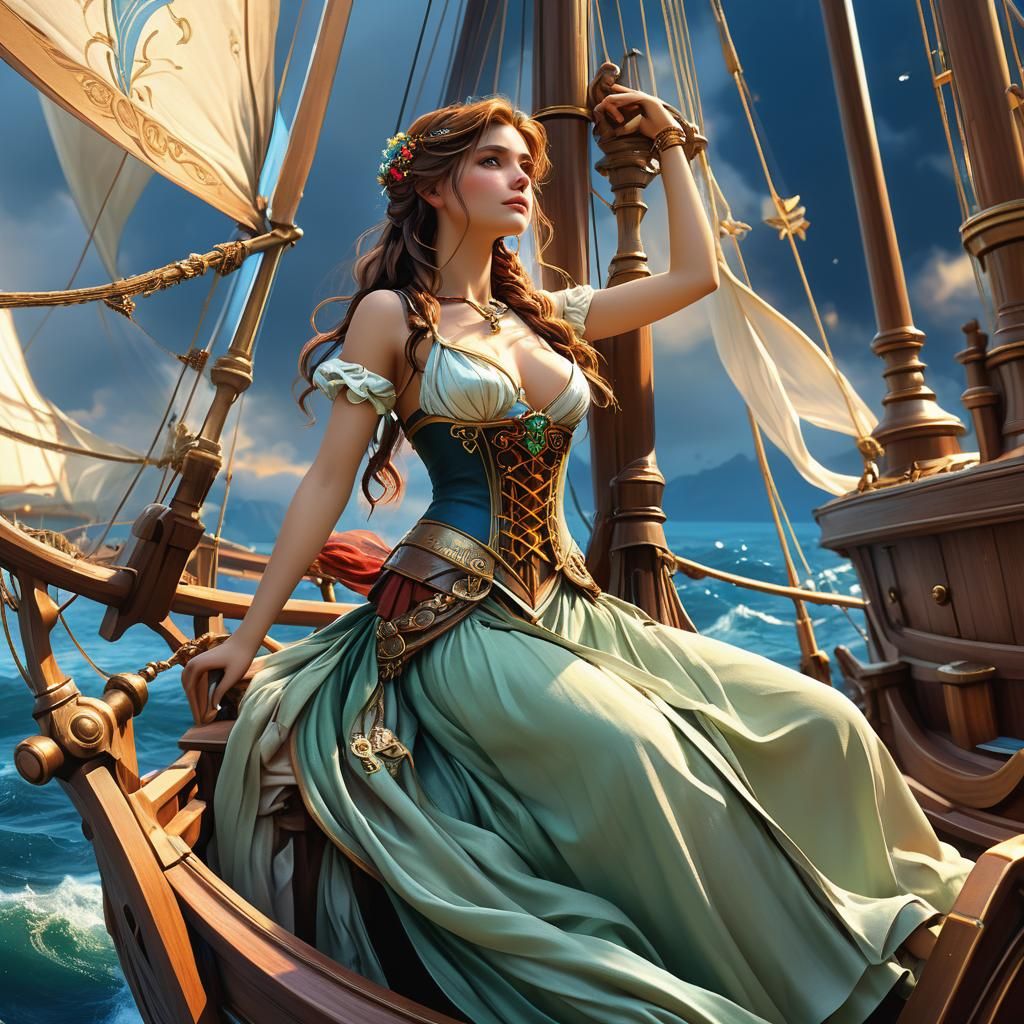 Enchanting Fantasy Scene in Detailed 3D Render