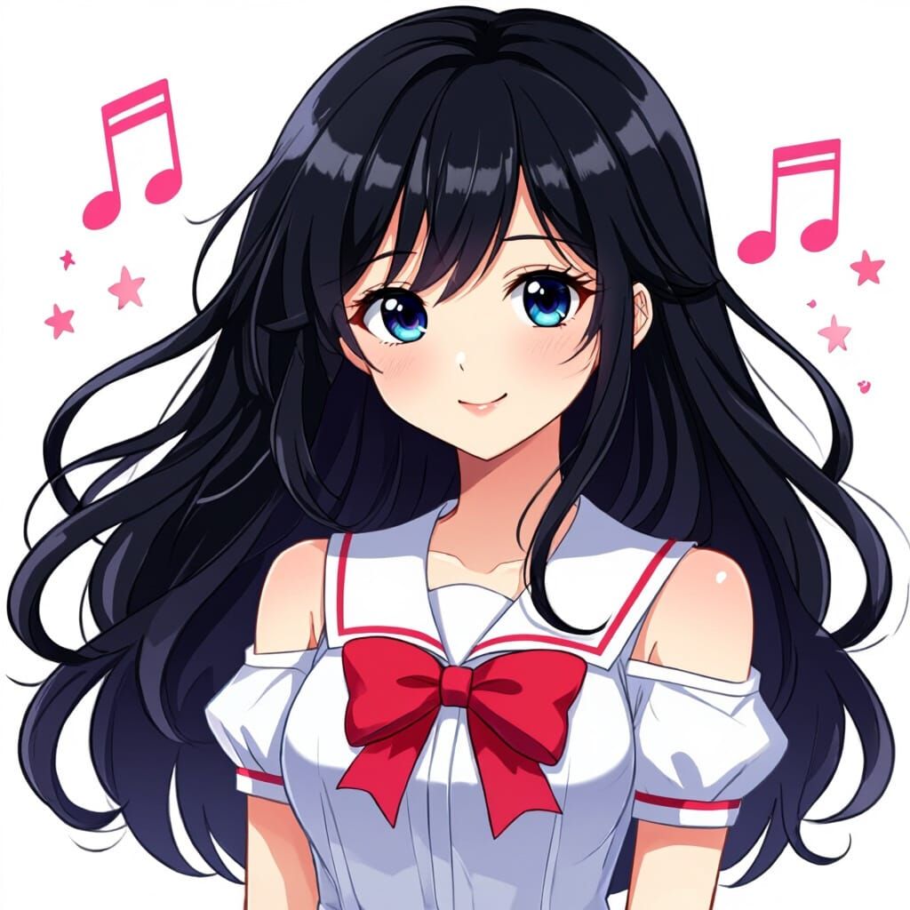 My Melody as a Human Girl Character Design