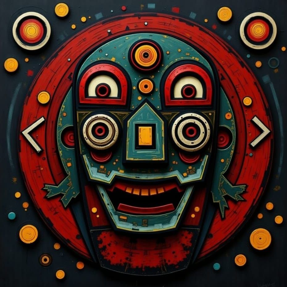 mask <lora:Contexture Abstract:1.0> <lora:KILL-BOT 000:1.0>