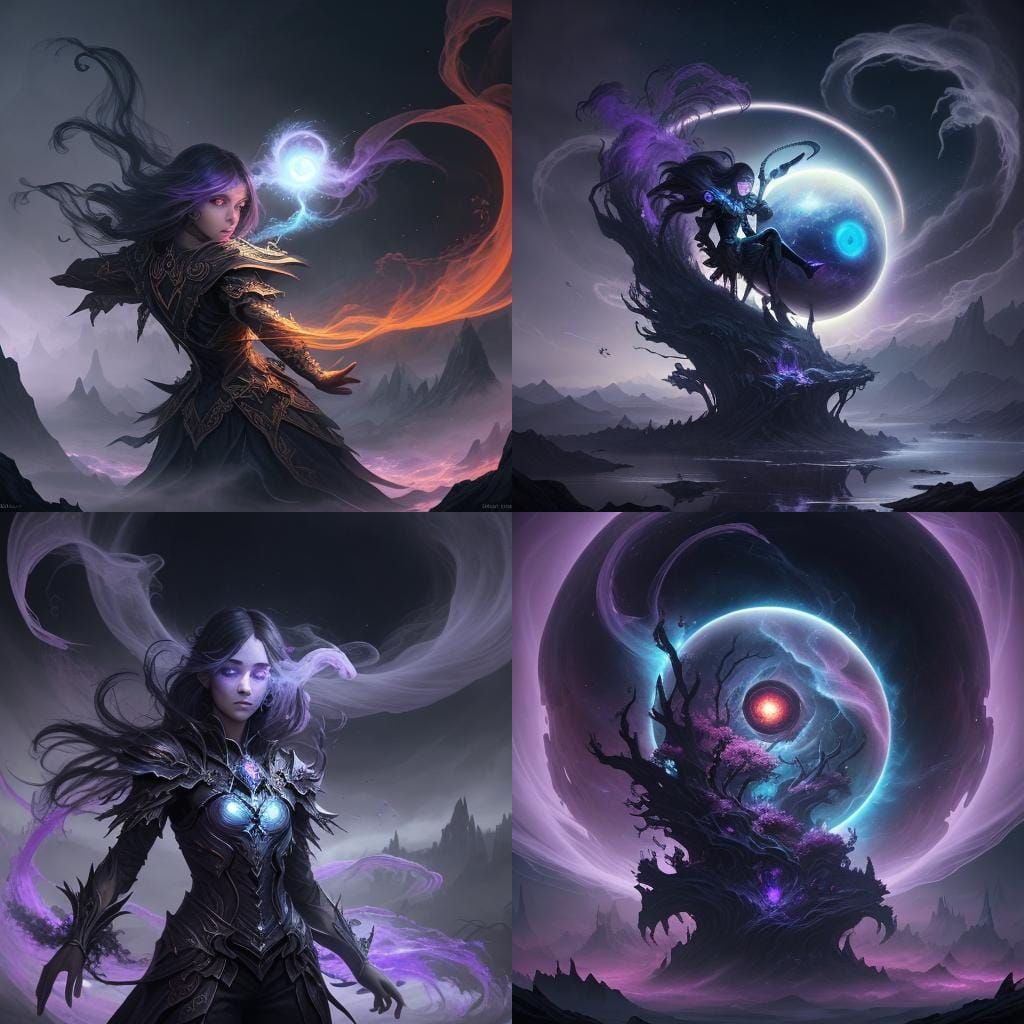 Magical Eyeball Drifting in Ethereal Realm