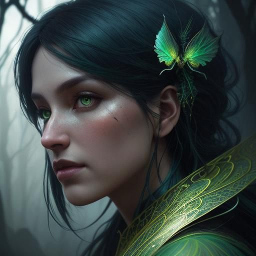 Earth Encased in Spiderweb: Dark Fantasy Art