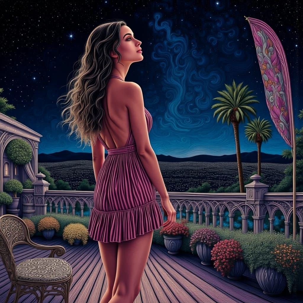 "Meet Me Under the Swirling Stars" 3 Pictures