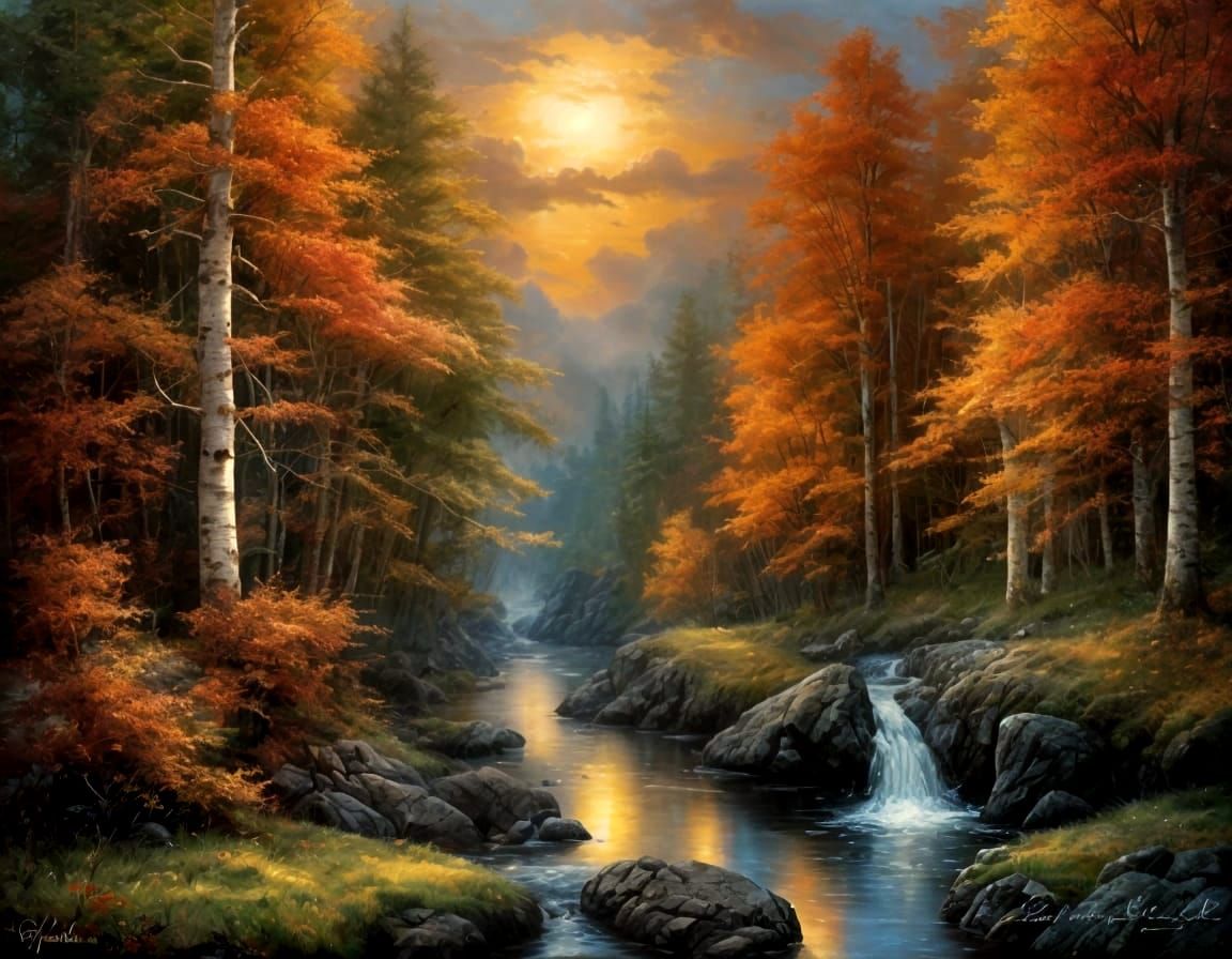 Evening Settles Softly on Serenity Creek