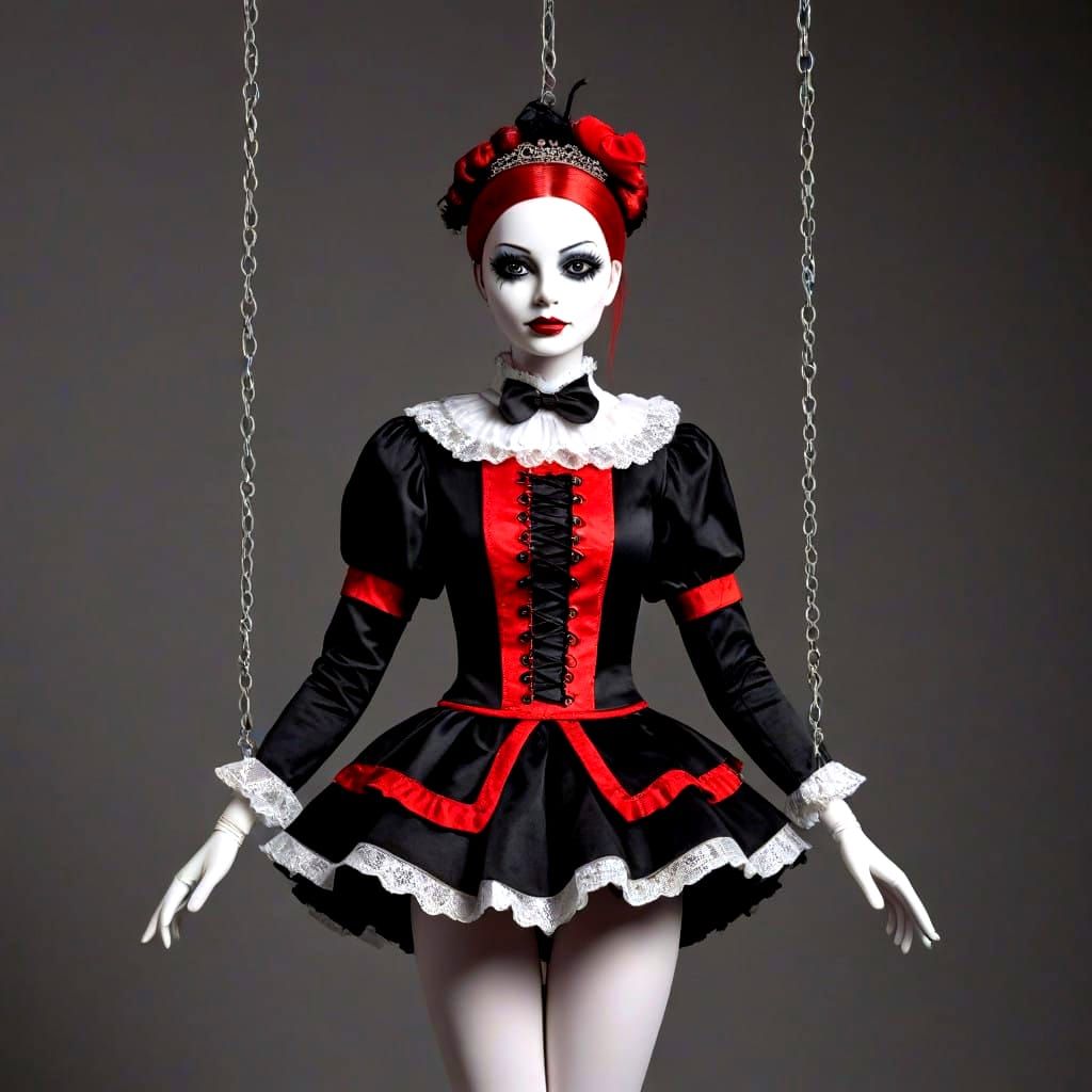 Ethereal Marionette Dances in Whispers of Twilight