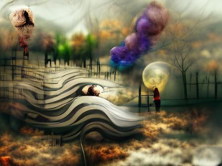 Surreal Dreamscape Digital Illustration