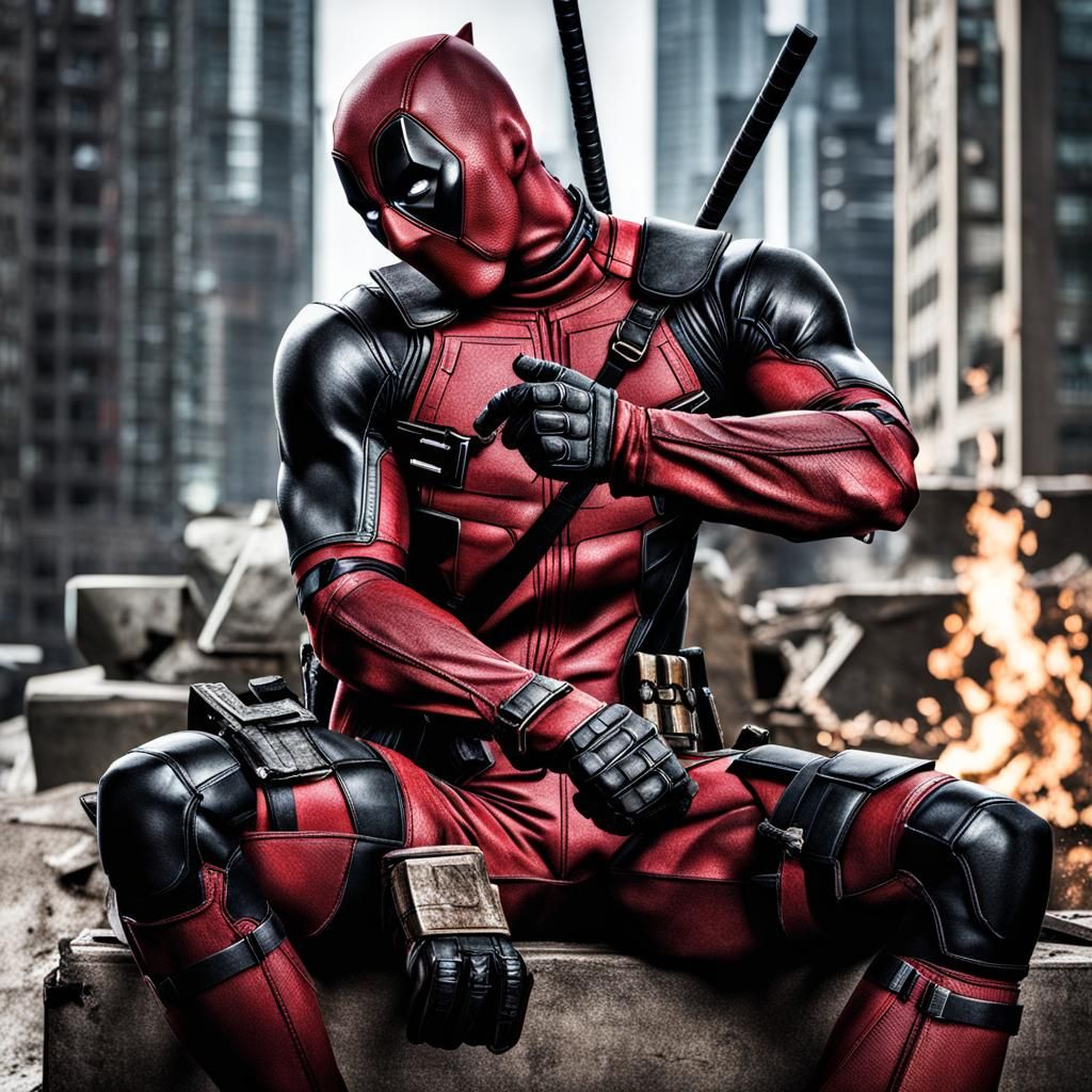 Deadpool Digital Rendering