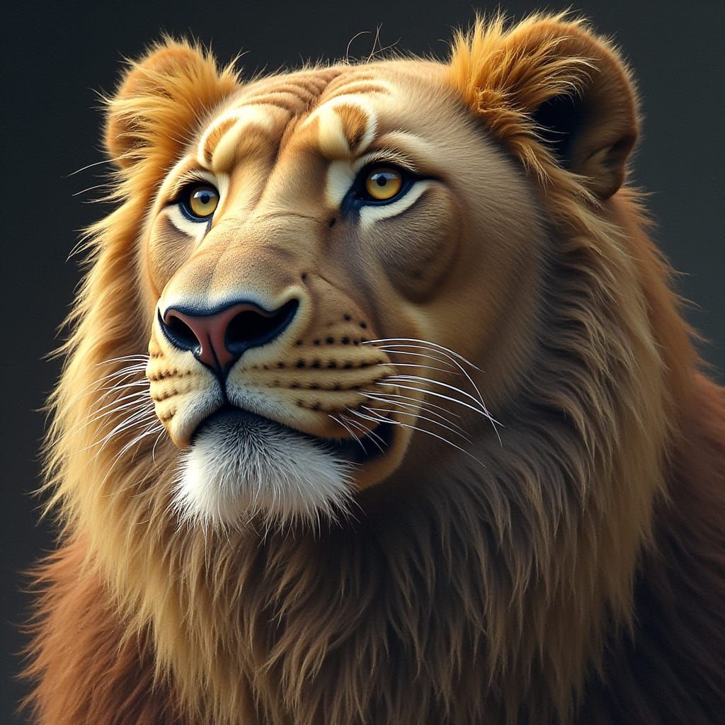 A Man Wrapped in a Vibrant Green Afghan Shawl Amidst a Turbu...