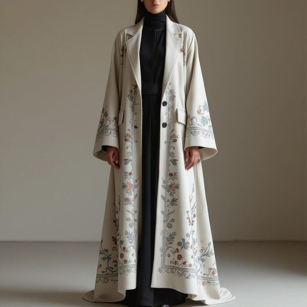 Elegant Abaya Business Suit in Minimalist Style