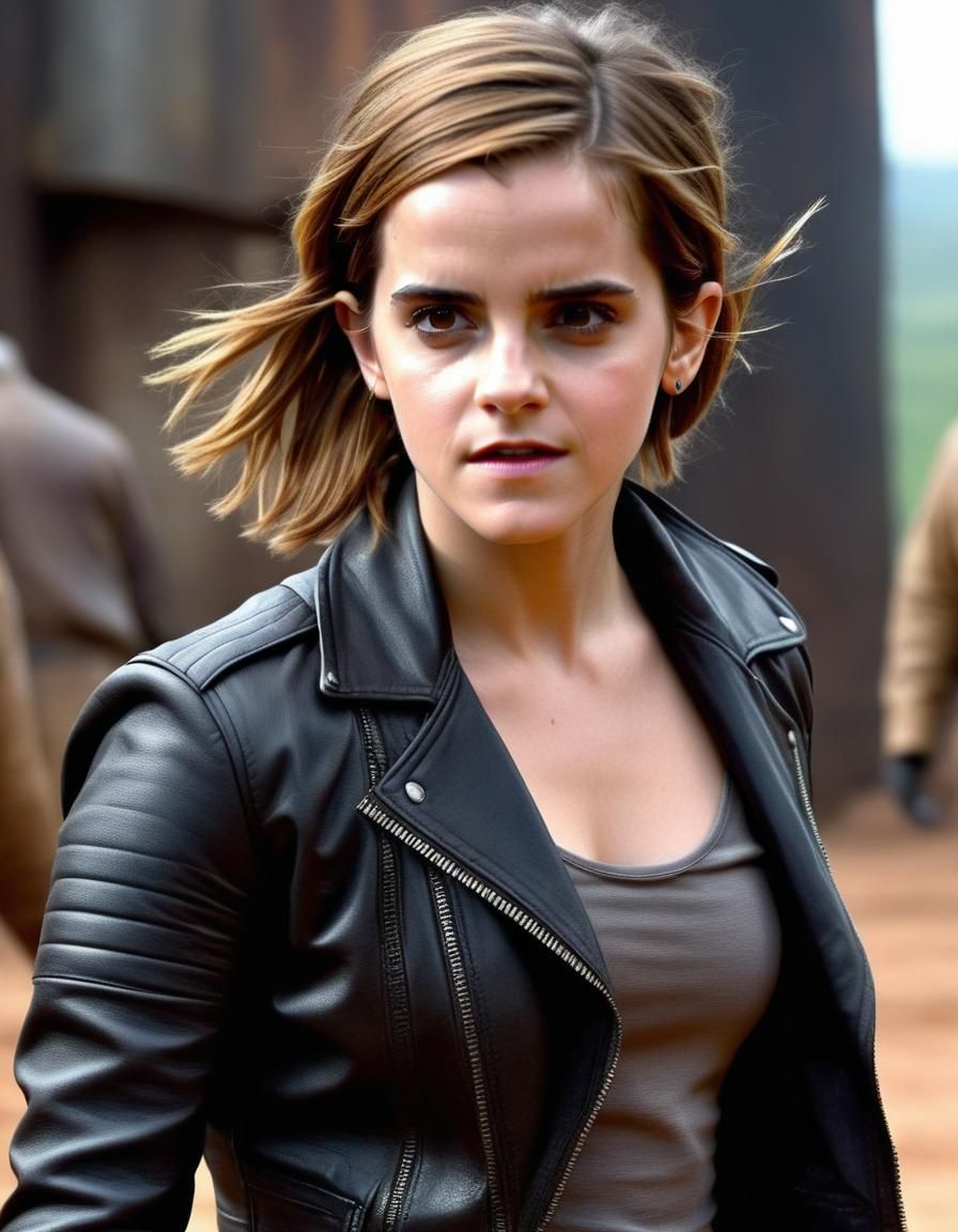 Emma Watson as Action Movie Actress