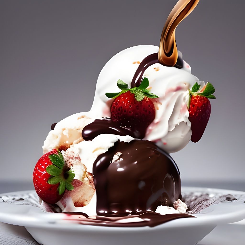 Exploding Strawberry Orb: Hyperrealistic Digital Art