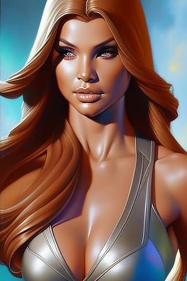 Gorgeous Mara Jade: Hyperrealistic Full-Body Portrait