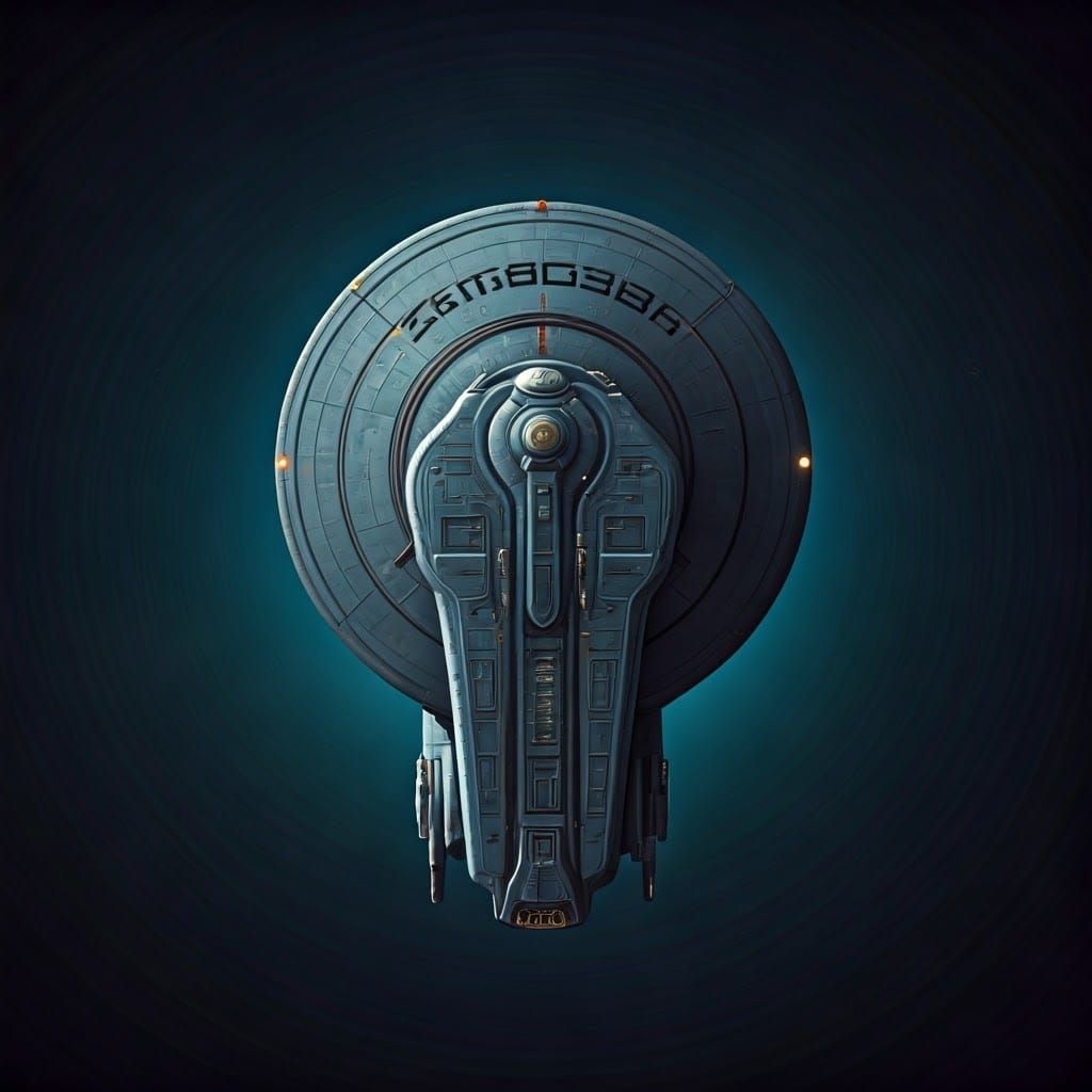 Star Trek Corvette in Epic Cinematic Style