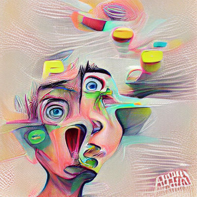 Abstract Swirling Color Design