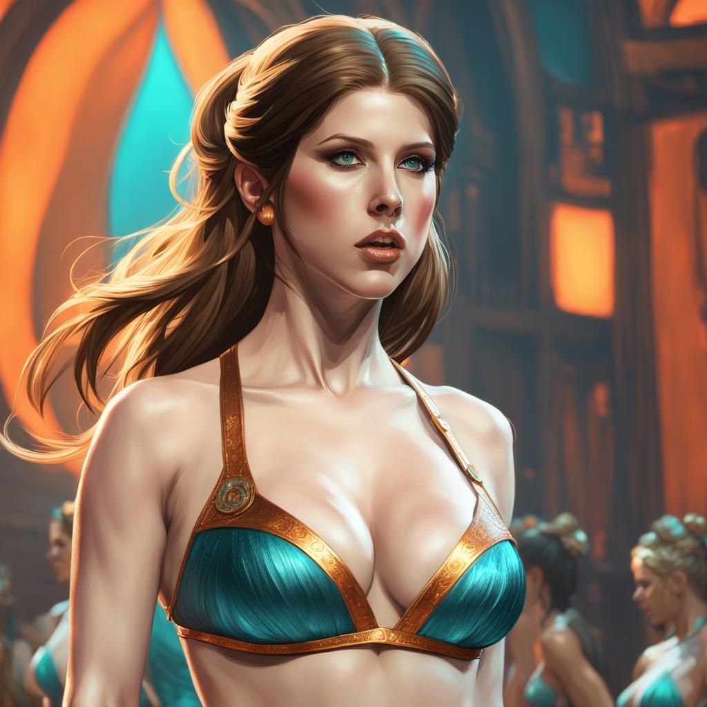 Anna Kendrick Beauty Pageant in Art Nouveau Style