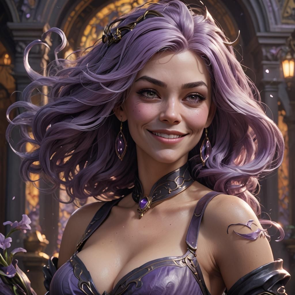 Ursula Grinning, Dark Fantasy Concept Art