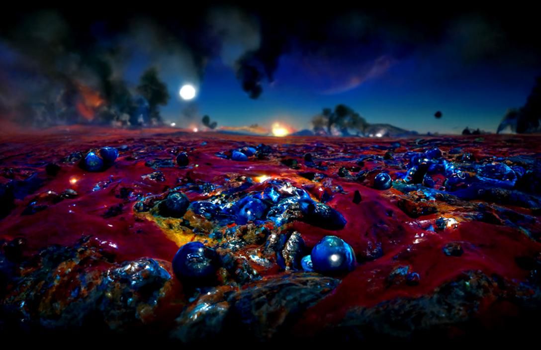 Surreal Hyperreal Alien Worldscapes