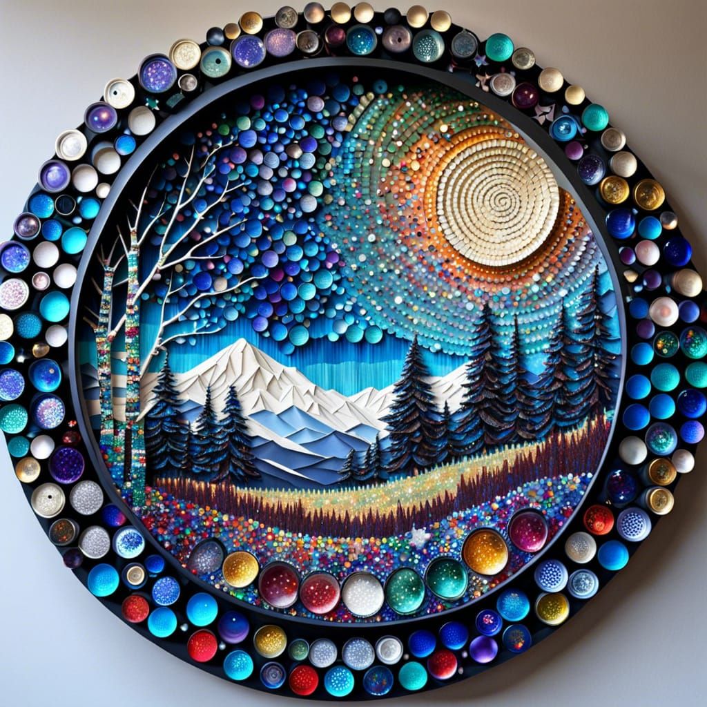 Recycled Winter Landscape