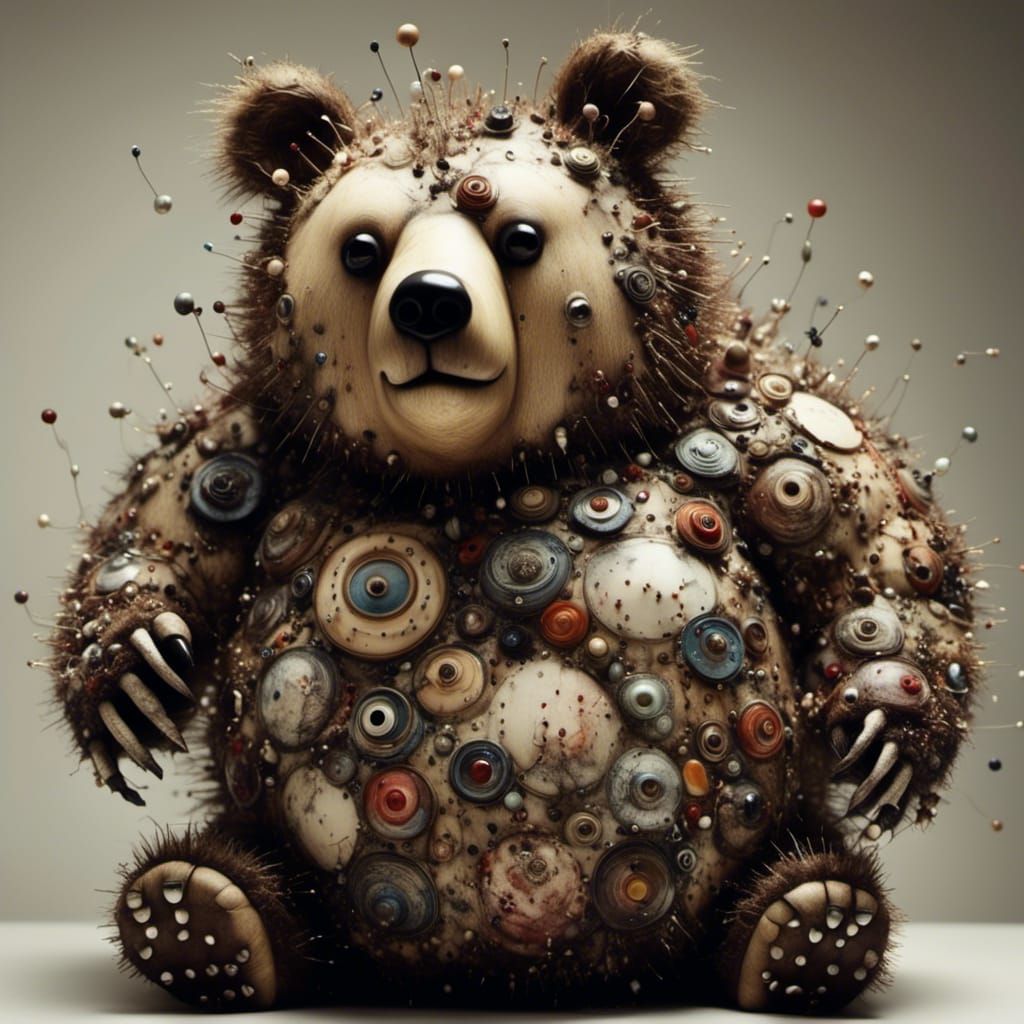 Fuzzy Image Generated from Simple AI Prompt