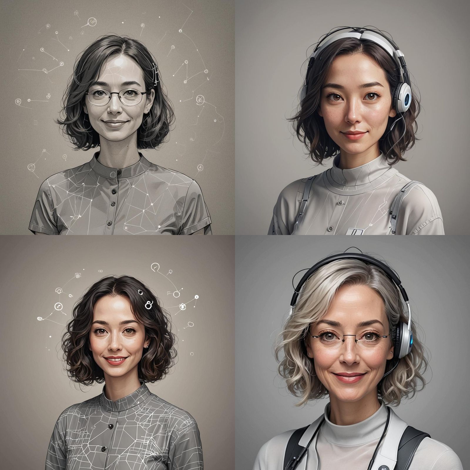 Ideogram Illustration for Flyer Design: Symbol of Peace