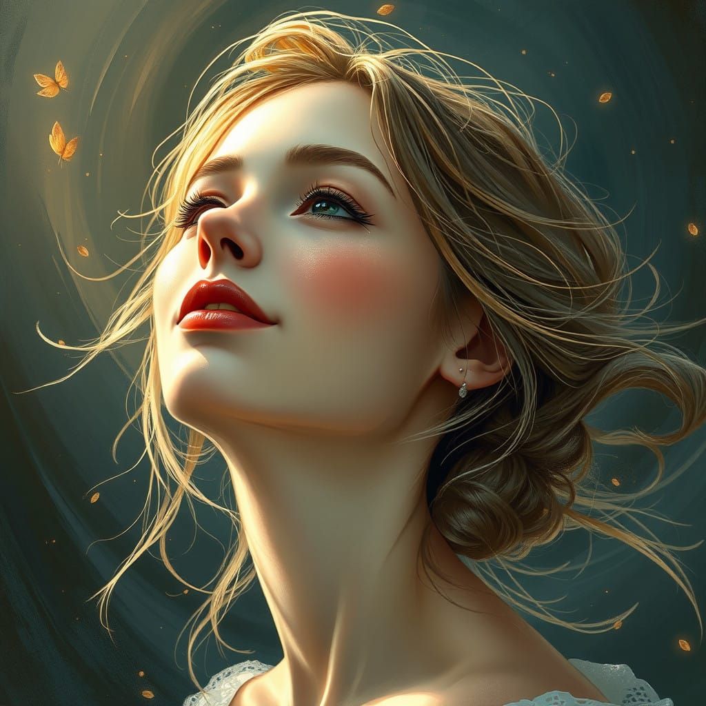 Whimsical Goddess of the Windswept Realm