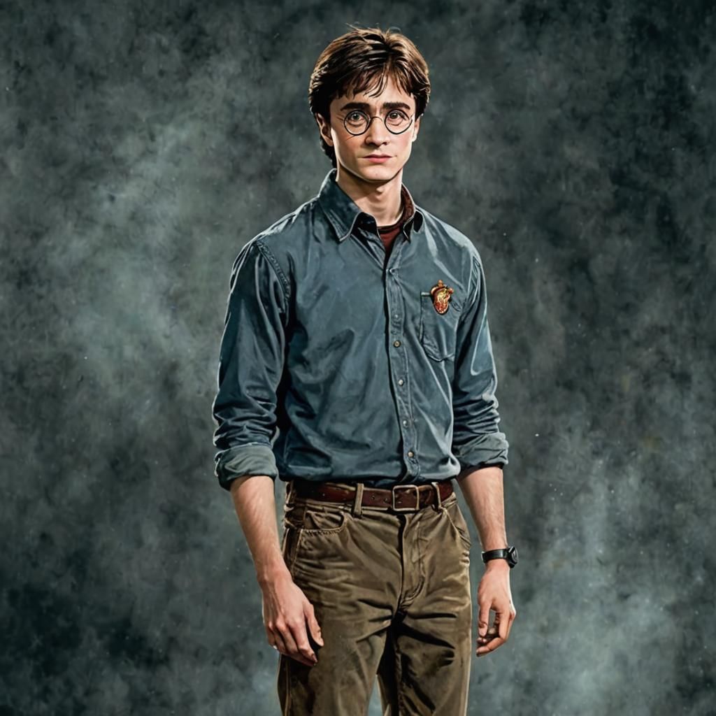 AI Generated Image of Harry Potter