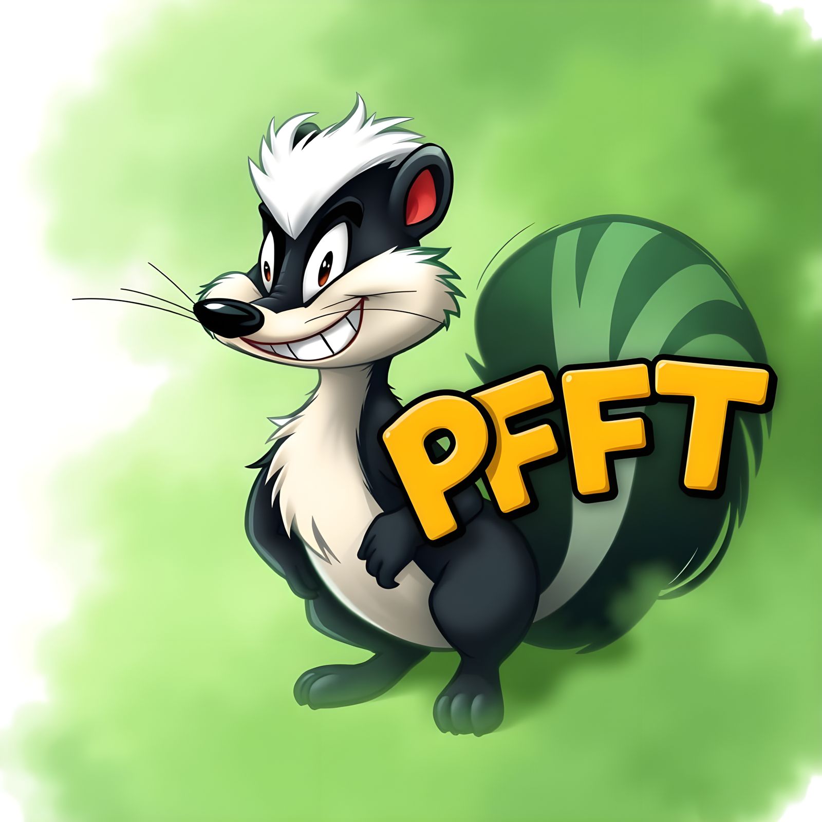 Funny Skunk Fart Cloud Art