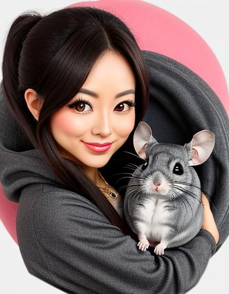 Chibi Chinchilla: Supercute and Smiling