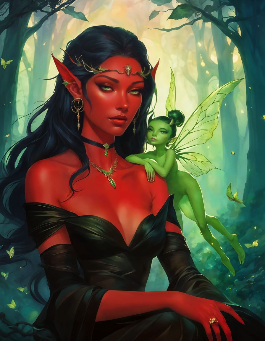 Demoness and Faerie in Twilight Forest