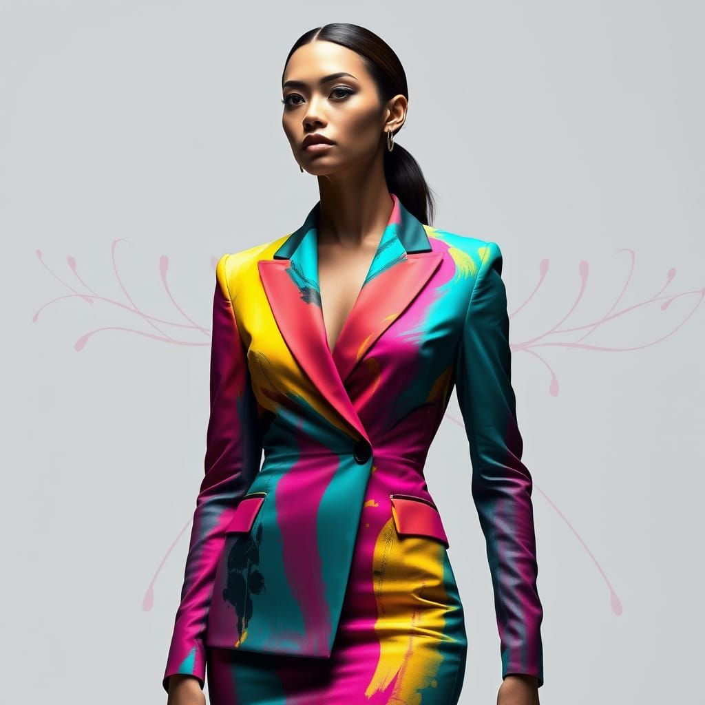 Fashion Meets Fantasy in Electric Hues